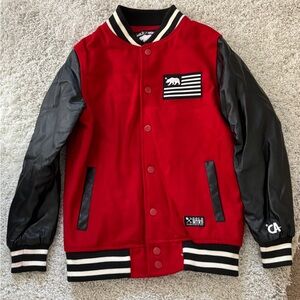 Red and Black Varsity Jacket